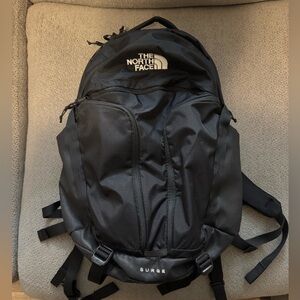 The North Face Surge Backpack in Black